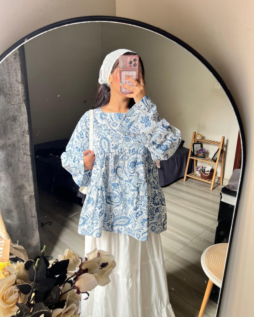 Trendy Skirt & Tops Set