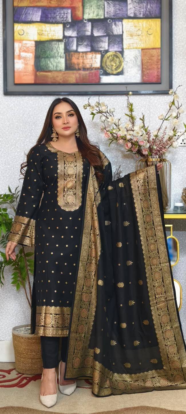 Benarasi katan 3piece set